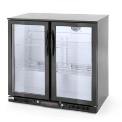 Zadní barová dvoudveřová chladnička, Arktic, 180L, Černá