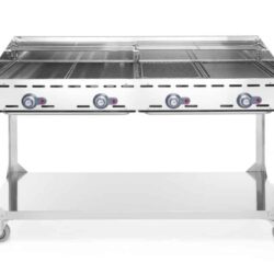 Plynový gril 4 hořáky, HENDI, Profi Line, 22kW