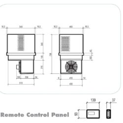 Stropní chladící jednotka CS 8,2-14,1 M3