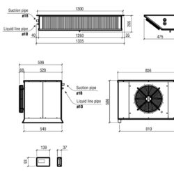 Chladící splitová jednotka CS 48,32-73,32 M3