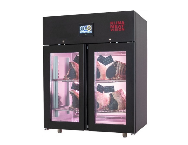 Skriňa na zrenie mäsa Klíma Meat System Double KMVS Vision čierna 60/120 kg – Obrázok 2