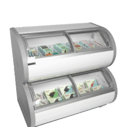 Dvouúrovňový distributor zmrzliny TD500