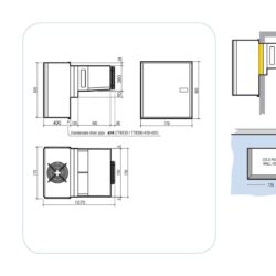 Monobloková nástěnná mrazící jednotka CS12,36-18 M3