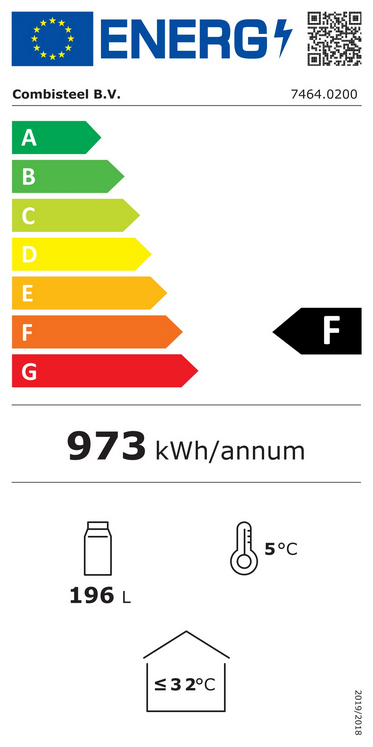 Chladnička presklená CS7464A 232L čierna – Obrázok 6