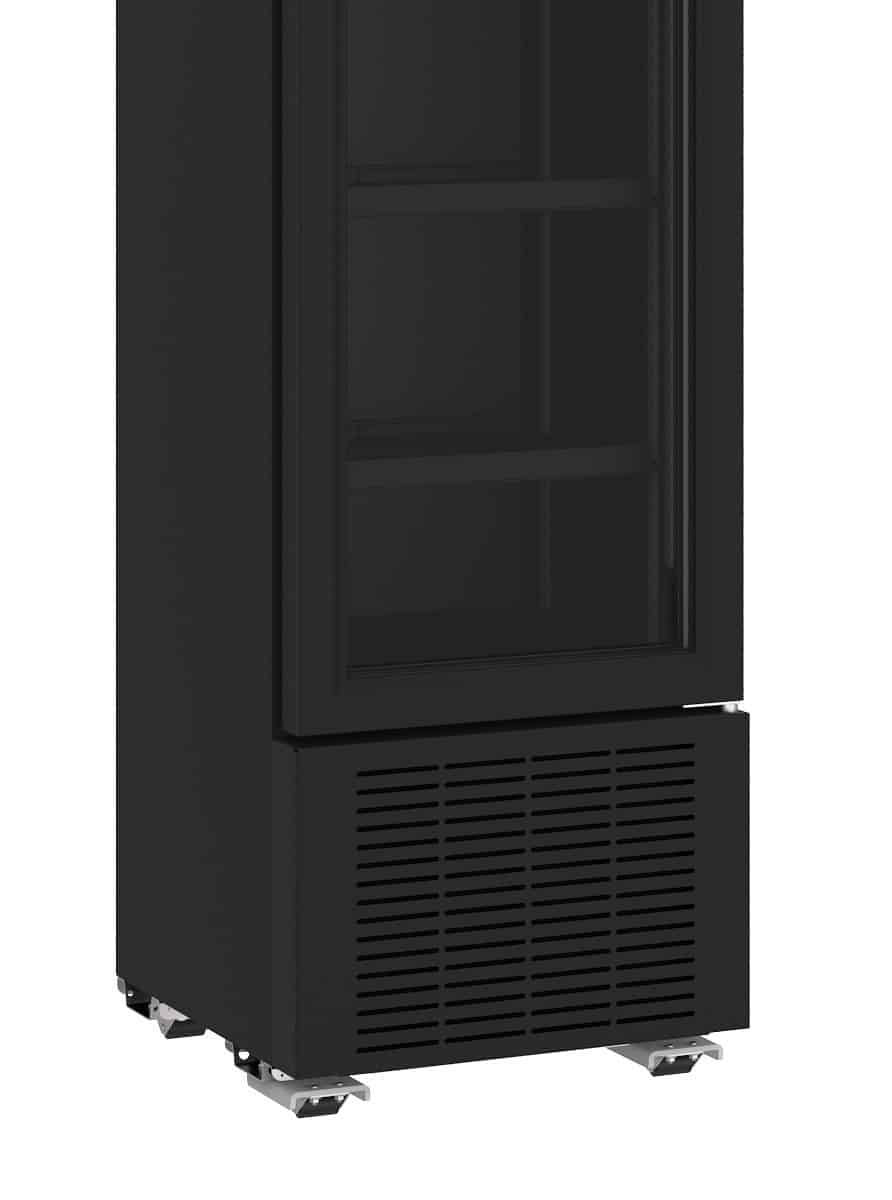 Chladnička prosklená CS7464A 232L černá