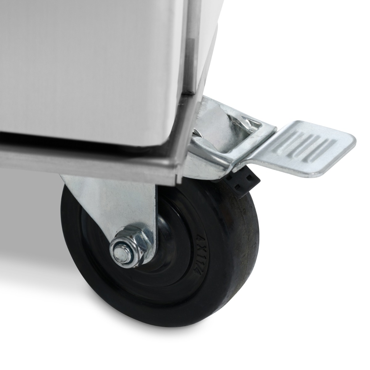 Chladnička - 800 l - 6 nastaviteľných políc - na kolieskach - nerezová oceľ – Obrázok 20