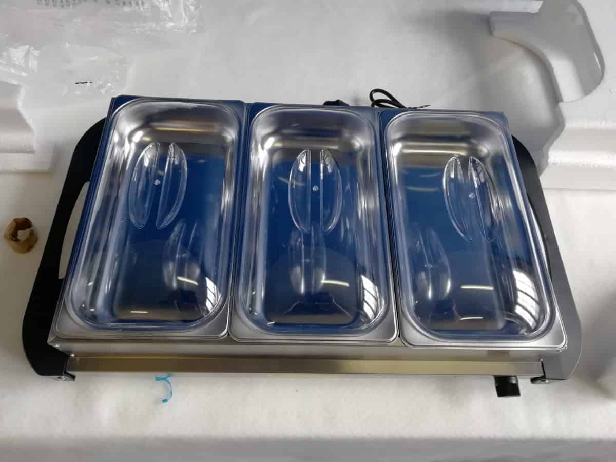 Elektrická ohrievacia doska 3x GN 1/3 – Obrázok 6