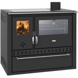 Sporák na tuhá paliva s teplovodním výměníkem PRITY GT W10 FI G DR