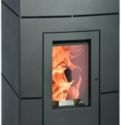 Kamna na pelety HSP 6 RUEDA RLU, antracit/černá vč. WLAN