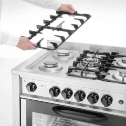 Plynový sporák - 5 hořáků s elektrickou troubou, HENDI, Kitchen Line