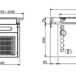 Vestavná chladící  deska CS 4/1