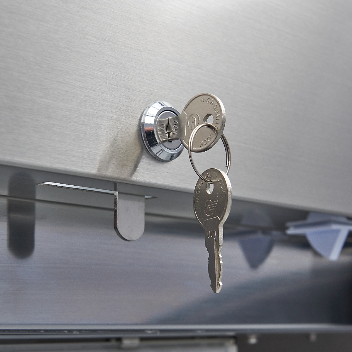 Chladnička – 600 l – 3 nastaviteľné police (2/1 GN) – nerezová oceľ – so sklenenými dverami – Obrázok 8