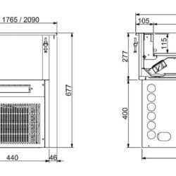 Vestavná chladící  deska ventilovaná CS 2/1 - 160MM