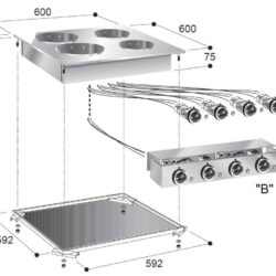 Vestavný elektrický vařič CSEL 4