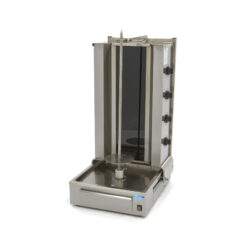 Elektrický gril na kebab - 4 hořáky - 70 kg masa