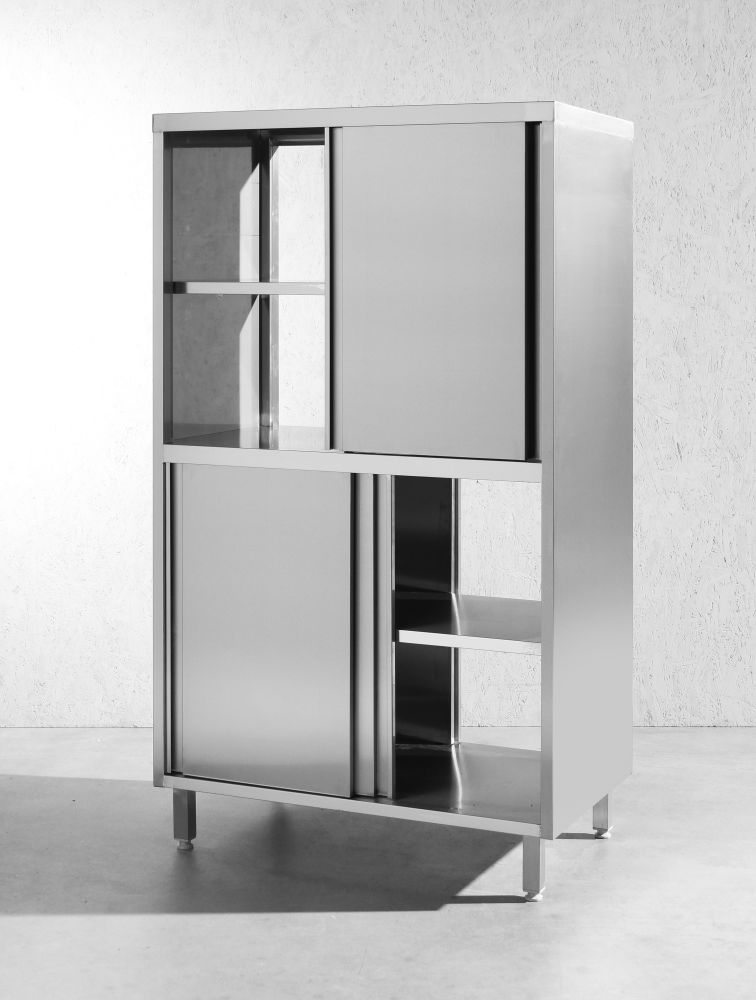 Priechodná skriňa s posuvnými dverami, HENDI, 80x50x180cm – Obrázok 2