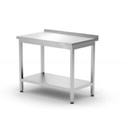 Pracovní stůl přístěnný s policí, HENDI, 80x60x85cm
