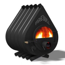 Teplovzdušná kamna Firebull S10 ,20kW/400m3 Prosklená