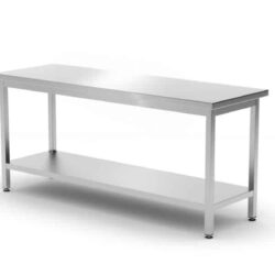 Centrální pracovní stůl s polici, HENDI, 180x60x85cm