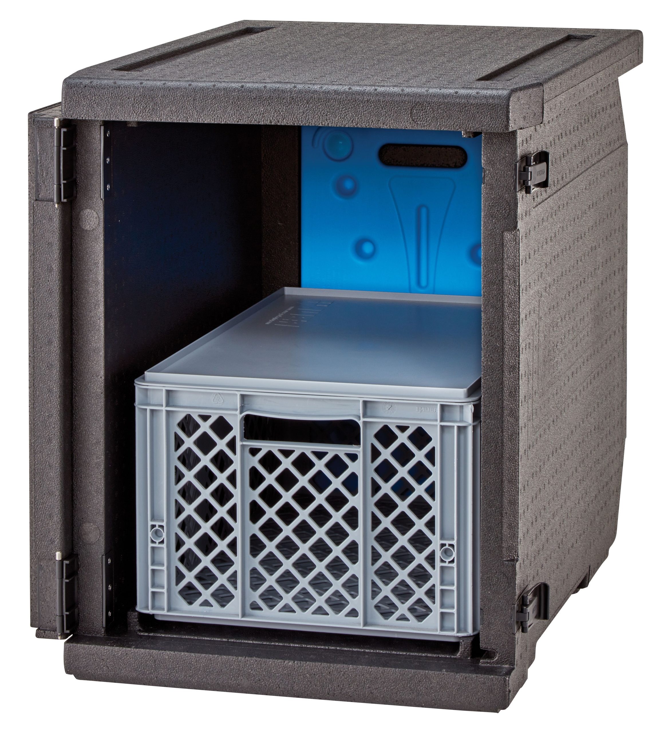 Termoizolačný box Cam GoBox s predným plnením pre nádoby, bez drážok, Cambro, 155 l – Obrázok 14