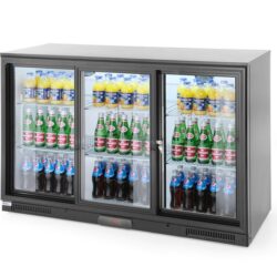 Zadní barová chladnička s trojitými posuvnými dveřmi, Arktic, 308L