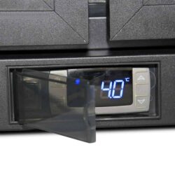 Minibar prosklené posuvné dveře, černá TEFCOLD DB 201 S