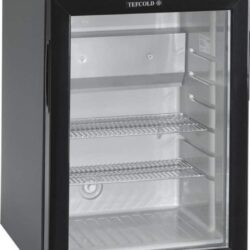 TEFCOLD prosklená lednice TM 44G černá