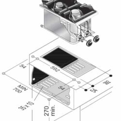 Plynový vařič  CS2 BU. 9 kW
