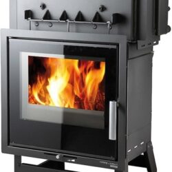 Krbová vložka VESUVIO II/15/2S s výměníkem, černá/potisk skla