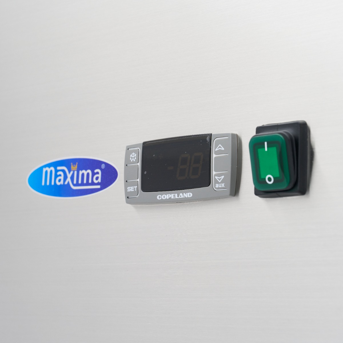 Chladnička 400 l - 3 nastaviteľných políc - nerezová oceľ - na kolieskach – Obrázok 8