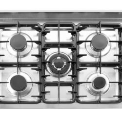 Plynový sporák - 5 hořáků s podstavou, HENDI, Kitchen Line, 14,3kW
