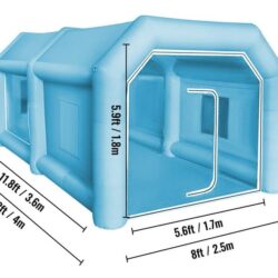 Nafukovací mobilní lakovna , stříkací stan 4 x 2.5 x 2.2m