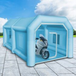 Nafukovací mobilní lakovna , stříkací stan 4 x 2.5 x 2.2m