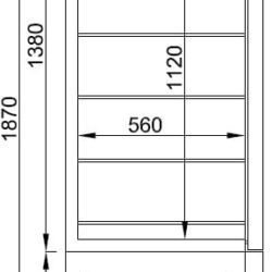Chladící vitrína na čokoládu CS 7489A