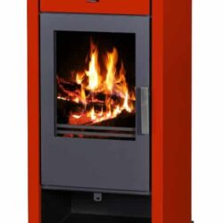 Krbová kamna VICTORIA Vanessa Lux, červená