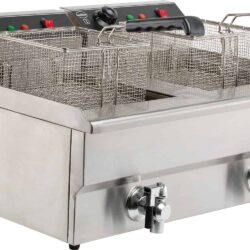 Elektrická pultová fritéza CS 2X8L