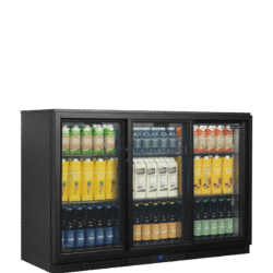 Minibar prosklené křídlové dveře BA31S-3