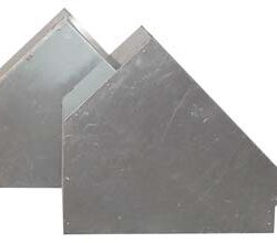 Koleno čtverhranné CS 7216A 45° 400