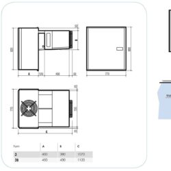 Monobloková nástěnná chladící jednotka CS 34,1-61,5 M3