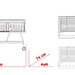 Gril na dřevěné uhlí PEVA B/B 200