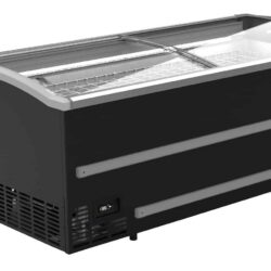 Pultová mraznička prosklená CS Supremarket  7072A 0005 černá