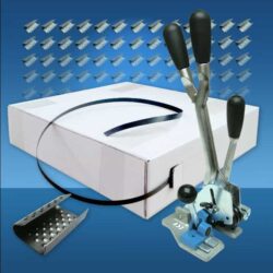 Páskovací set 16 mm plechové sponky