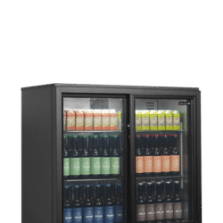 Minibar prosklené posuvné dveře BA21S