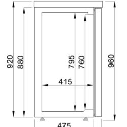 Minibar CS 7489A 527 černý