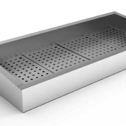 Zásobník na drcený led vestavný 4/1 GN AISI 304