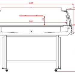 Chladící ostrov CS7090A 1.3 sklo