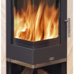 Krbová kamna ABX Admiral černý, pískovec