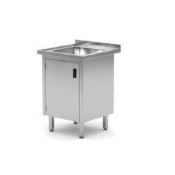 Mycí stůl s dvířky, HENDI, Profi Line, 60x60x85cm
