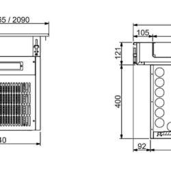 Vestavná chladící  deska CS 4/1 - 80MM
