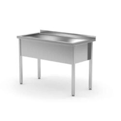 Mycí stůl s jednodřezem, HENDI, 100x70x85cm